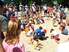 Lake Michigan beach scene, Bailey's Harbor