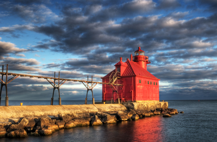 Sturgeon Bay, Door County lighthouse